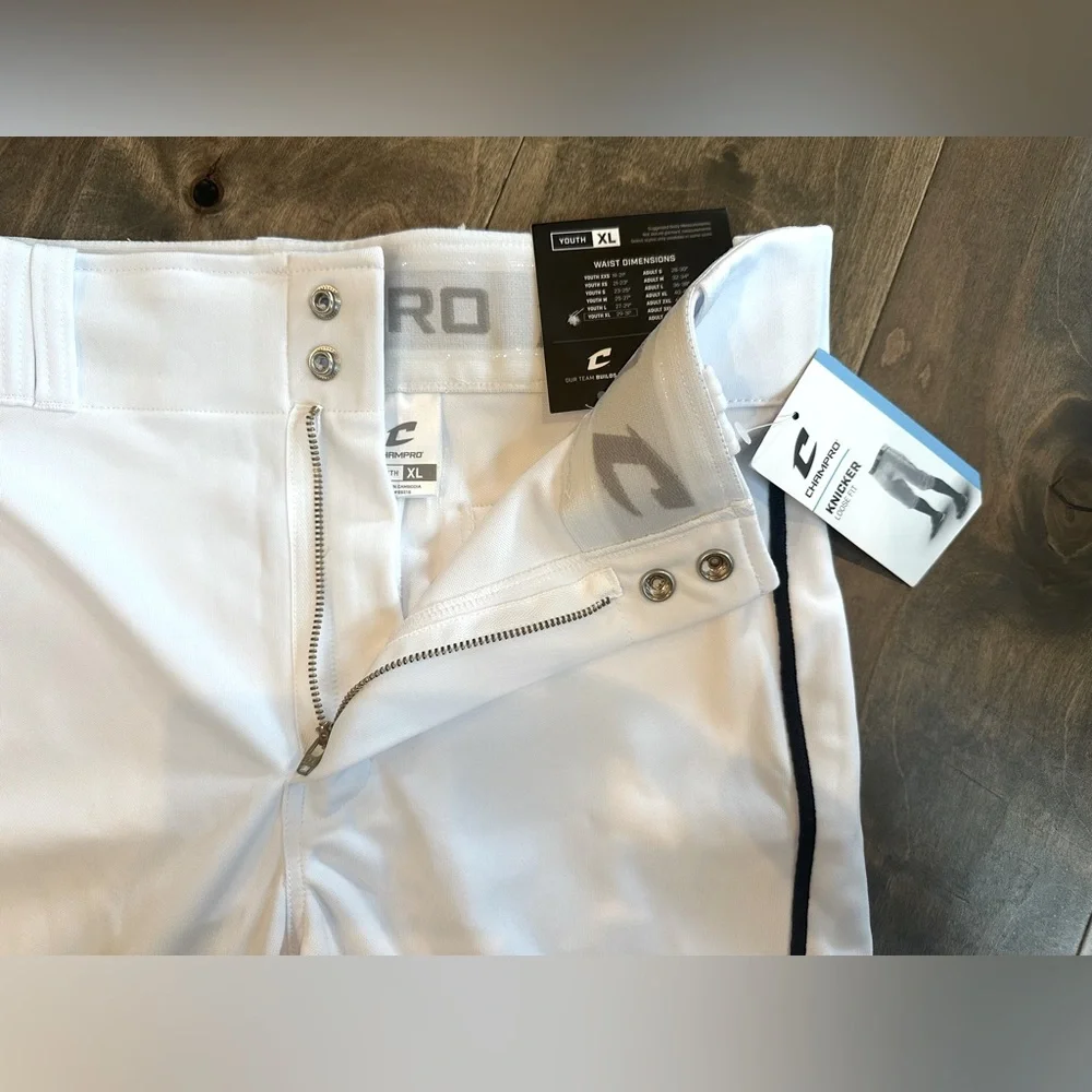 NWT ChampPro Baseball knickers SZ XL Youth‎